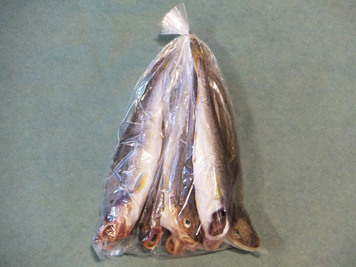 【期間限定特価】厚岸産 冷凍丸干しこまい