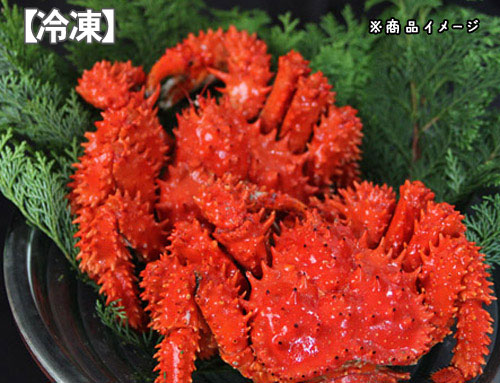 <歳末お取り寄せセット15>北海道産冷凍ボイル花咲がに　500g前後×2尾セット